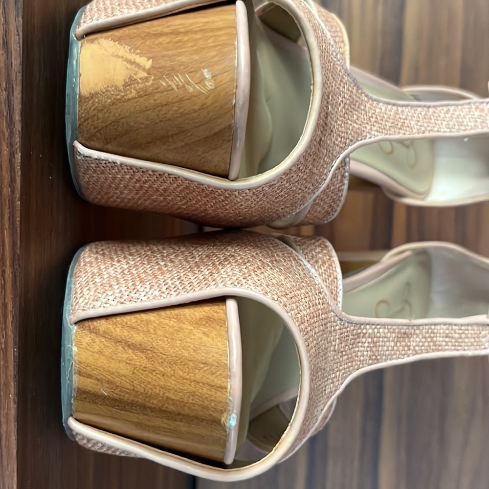 Jessica Simpson Pink Dolee Platform heels Size 8M- make an offer - Picture 5 of 6